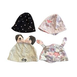 Baby Girl Hat Bundle (4 pcs)